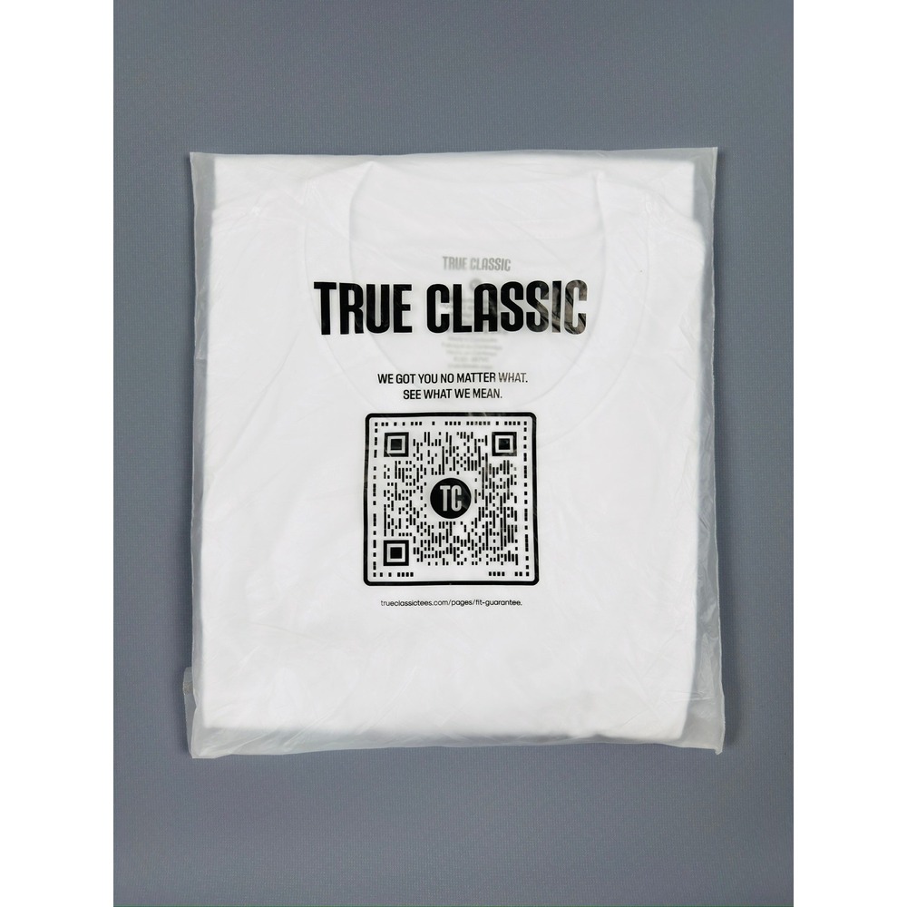True Classic Crew Neck T-Shirt White XL NWT